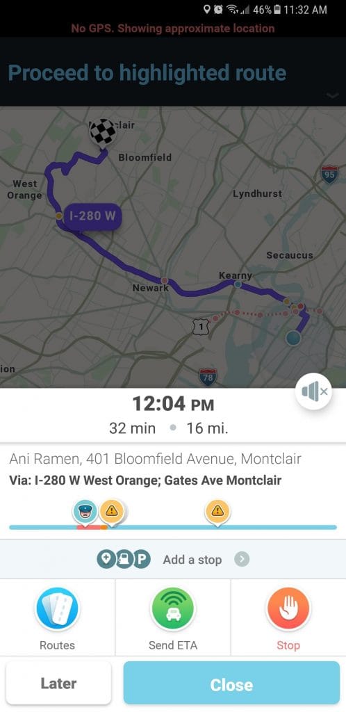رفتن به بخش داشبورد Waze روش دانلود نقشه راه ها برای استفاده آفلاین ویز Waze