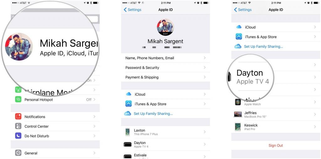 چطور دستگاه های مرتبط به Apple ID خود را در iOS آیفون و آیپد خود حذف نماییم؟,