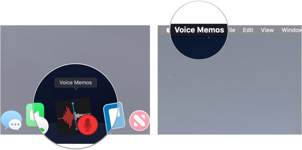 روش مدیریت صدا ها در Voice Memos,