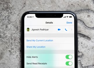 فعال کردن Hide Alerts در بخش Messages آیفون iOS 12, خاموش کردن اعلان ها در هنگام باز بودن پنجره گفتگو, , آیفون, iOS 12, فعال کردن Do Not Disturb در بخش پیام های آیفون, آیفون Hide Alerts, آموزش فناوری