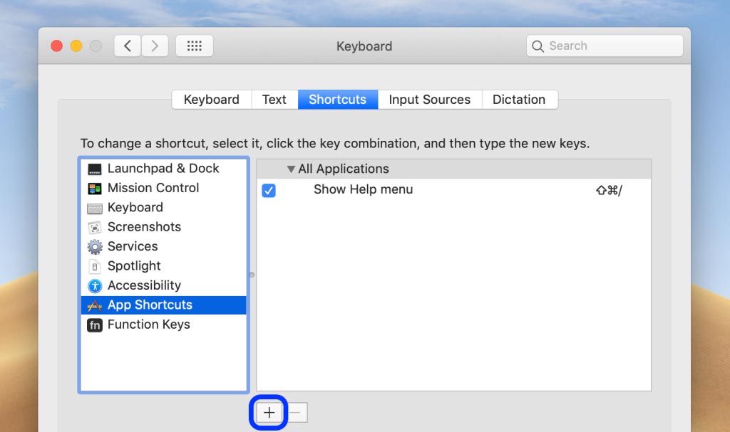 mac key shortcut for paste