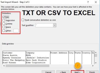 آموزش تبدیل فایل متنی TXT و یا CSV به فایل مایکروسافت اکسل