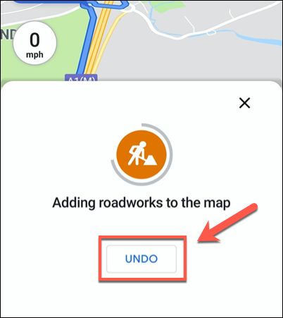 لغو گزارش وضعیت ترافیکی در مسیر انتخابی نقشه گوگل مپ