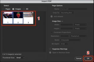 روش ذخیره تصاویر و عکس های داخلی فایل PDF از طریق فتوشاپ