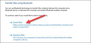 انتقال فایل ها با استفاده از بلوتوث