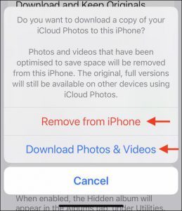 روش غیر فعال کردن تصاویر آیکلود iCloud Photos در آیفون و آیپد