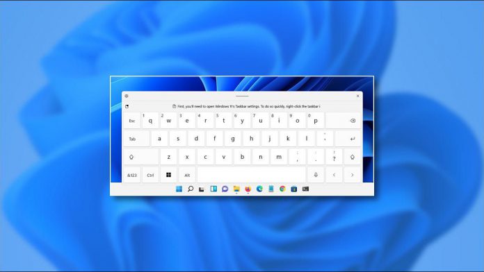 روش فعال و غیر فعال سازی کیبورد مجازی Touch Keyboard در ویندوز 11
