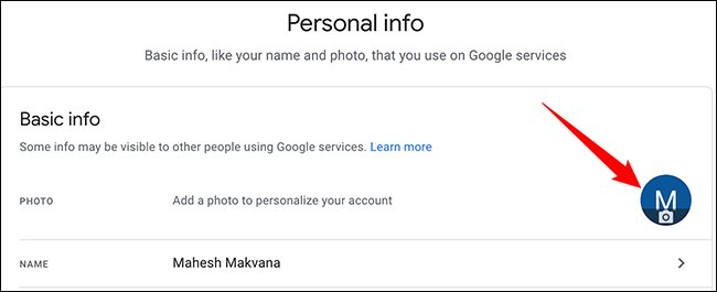 روش حذف کردن تصویر پروفایل گوگل