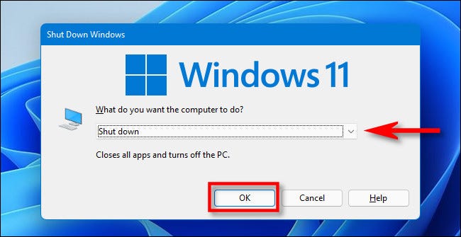 روش خاموش کردن ویندوز 11 از طریق کلید های Alt+F4