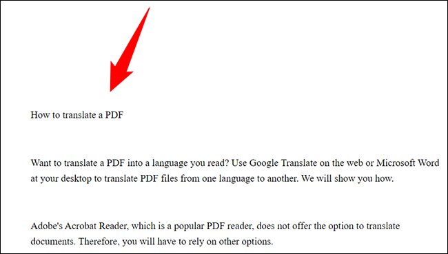 روش ترجمه فایل PDF با استفاده از مترجم گوگل Google Translate