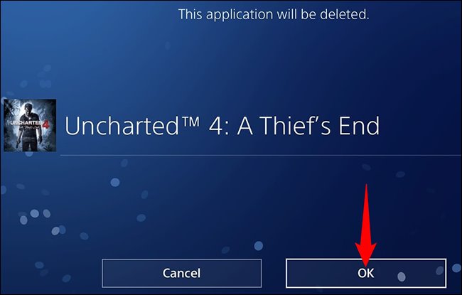 روش حذف کردن بازی در کنسول بازی PS4 از طریق صفحه اصلی