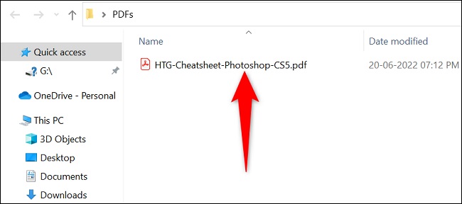 روش باز کردن فایل های PDF با استفاده از File Explorer  در ورد